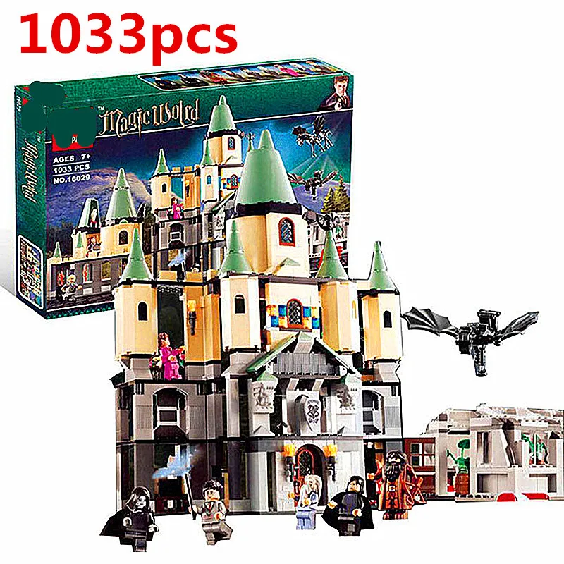 Movie Series Herry Potter Hogwarts Castle with Legoingly Building Blocks Bricks Kits Compatible With legy