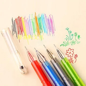 

12 Colors Cartoon Fresh Diamond Color Gel Pens Set Student Office Stationery