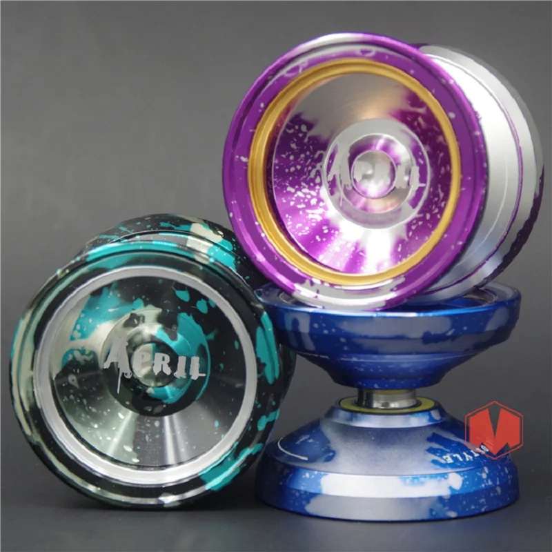 2018 горячая Распродажа MAGICYOYO M002 April йо из нержавеющей стали подшипник фиолетовый