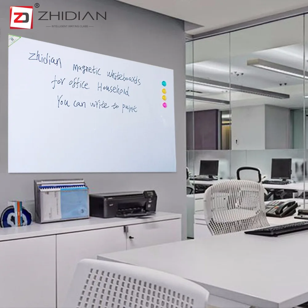 ZHIDIAN 95*48" 0.8mm wall stickers Dry Erase Boards White Board Writing Boads Gift Mark 2