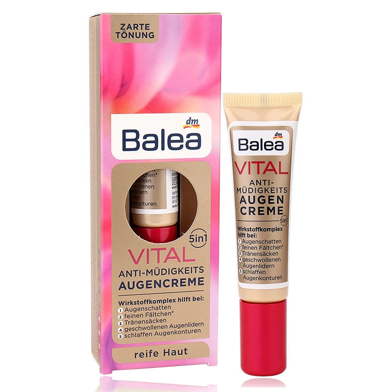 Balea Vital Baobab 5in1 Anti Fatigue Anti Aging Eye Cream Reduce Dark Circles Massage Cooling Puffiness Softens Swollen Eyelids Aliexpress