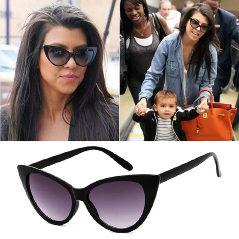 

Fashion Cute Sexy Retro Cat Eye Sunglasses Women Brand Designer Vintage Sunglass Female Oculos De Sol UV400 Sun Glasses KD24077