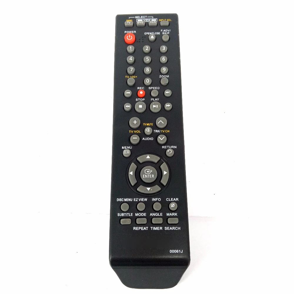 

New Replace 00061J For Samsung DVD VCR Combo Remote Control DVD-V9700 DVD-V9800 Fernbedineung