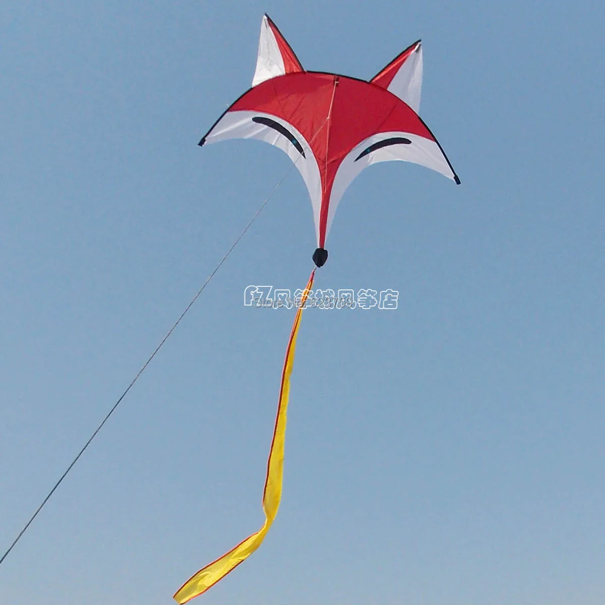 2014 new umbrella fabric with carbon fox kite red pink orange animal single line free shipping | Игрушки и хобби
