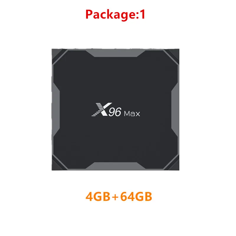 HAAYOT X96 Max Smart tv Box Android 8,1 Amlogic S905X2 4 Гб 64 Гб четырехъядерный LPDDR4 4K медиаплеер 2,4G+ 5G Wifi 1000M телеприставка - Цвет: 4GB 64GB