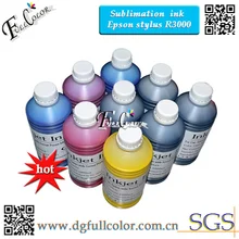 Высокое качество 500 мл бутылки R3000 теплообмена printting сублимации чернил совместимый T1571-9 9 цвет чернил пополнения бутылки