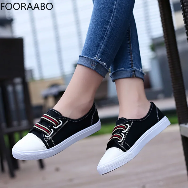 Woman Flats 2019 Fashion Breathable Women Canvas Shoes Lace-up Casual Ladies Shoes Woman White Sneakers Shoes Women