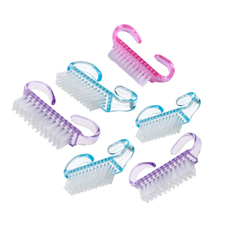 

A# 6 PCS Nail Art Cleaning Brush After File Manicure Pedicure dropship #1108& a A