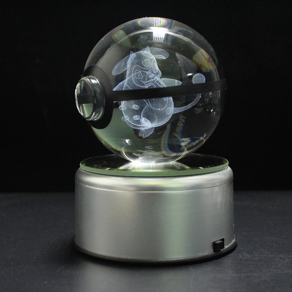 Светодиодный ночной Светильник 3D Pokemon Go настольная лампа Pokeball miltank рис для малышей и детей постарше, подарок на Рождество
