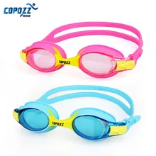 Copozz Детские Водонепроницаемые Силиконовые противотуманные очки для плавания, очки с изысканной упаковкой