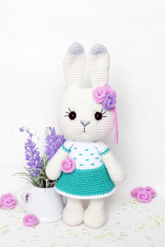

the little bunny toy doll rattle