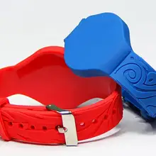 3 шт./лот) RFID браслет 13,56 МГц F08 1 K близость силиконовые NFC Регулируемые часы Тип карты для контроля доступа