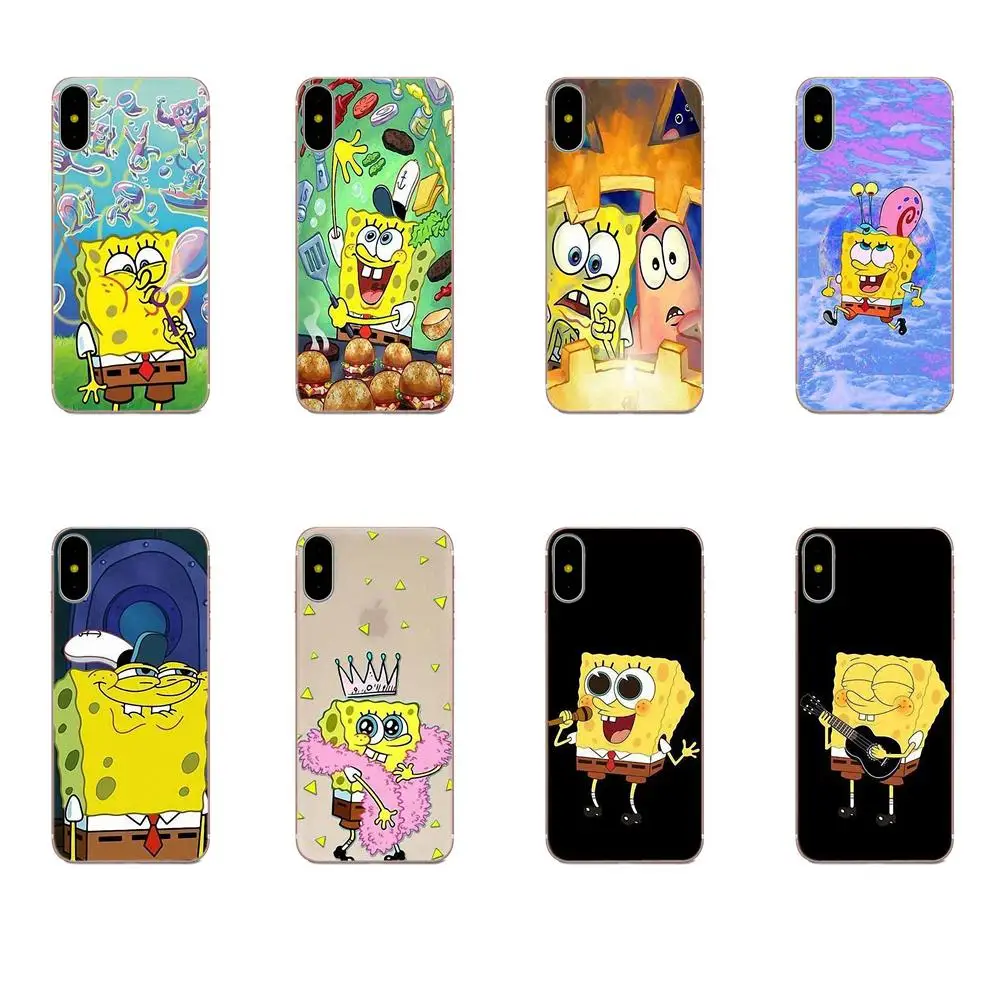 

Spongebob Squarepants Sponge Bob For Galaxy J1 J2 J3 J330 J4 J5 J6 J7 J730 J8 2015 2016 2017 2018 mini Pro TPU Coque