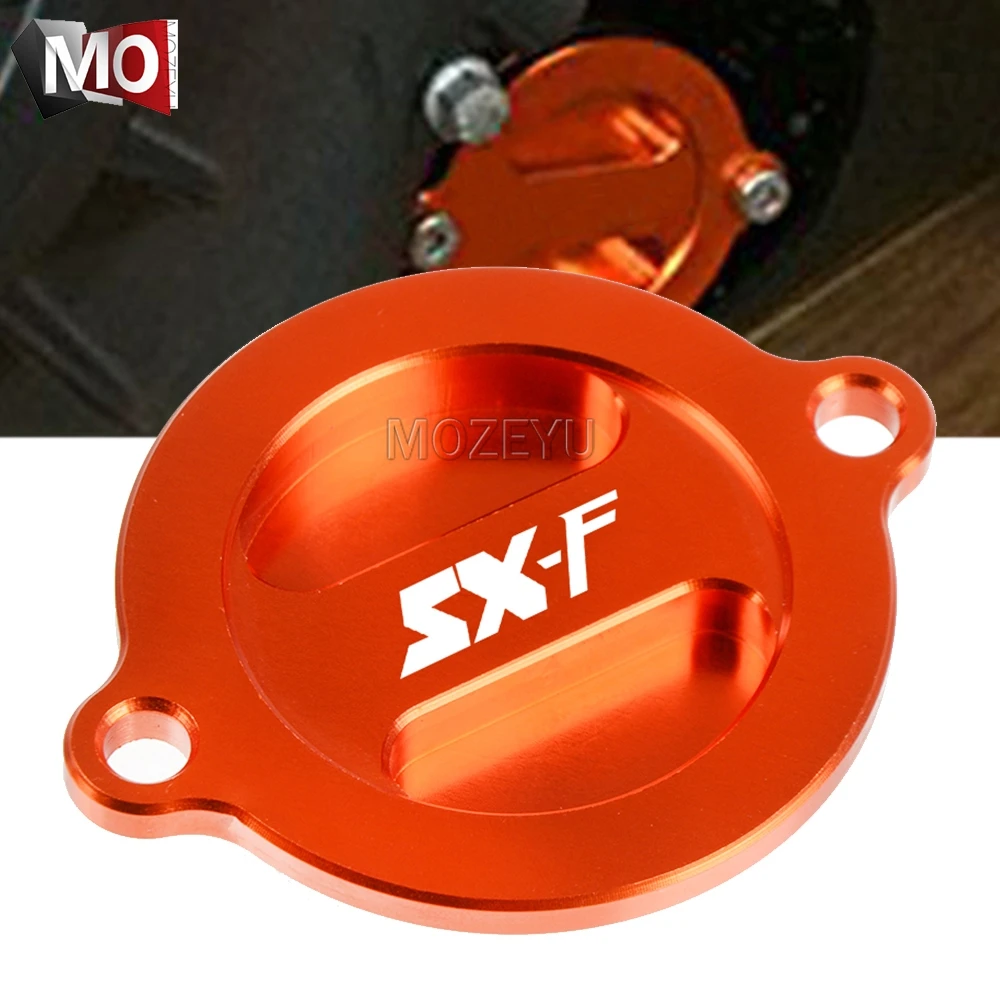 

For KTM 450SXF 2013-2015 505SXF 2009 450 505 SXF SX-F ATV Motorcycle Accessories CNC Engine Oil Filter Pump Cover Protector