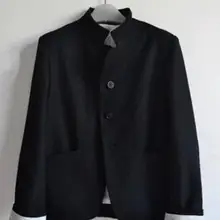 S-5XL Новая мужская женская одежда, Модный китайский стиль, винтажный воротник с отворотом, шерстяной костюм, куртка, большие размеры, сценические костюмы