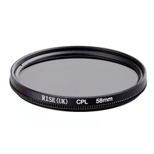 Гарантия 58 мм круговой поляризационный CPL фильтр для объектива Canon Rebel T4i T3i T3 T2i 18-55 мм