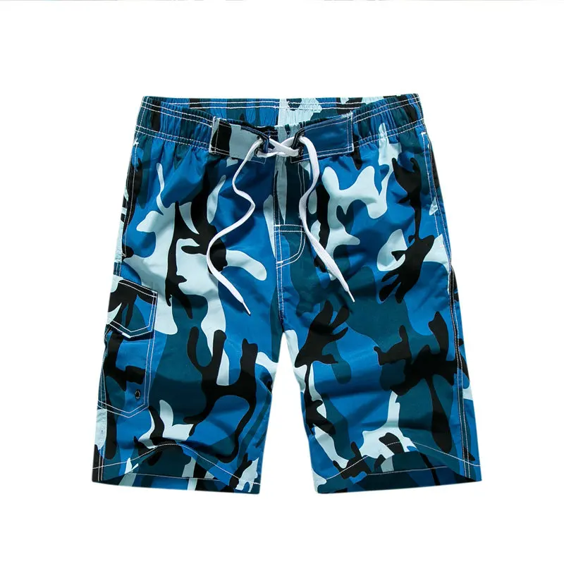 

Men's Short Breathable Beach Shorts Summer Quick Drying plus size swimwear Man board shorts camouflage short masculino praia