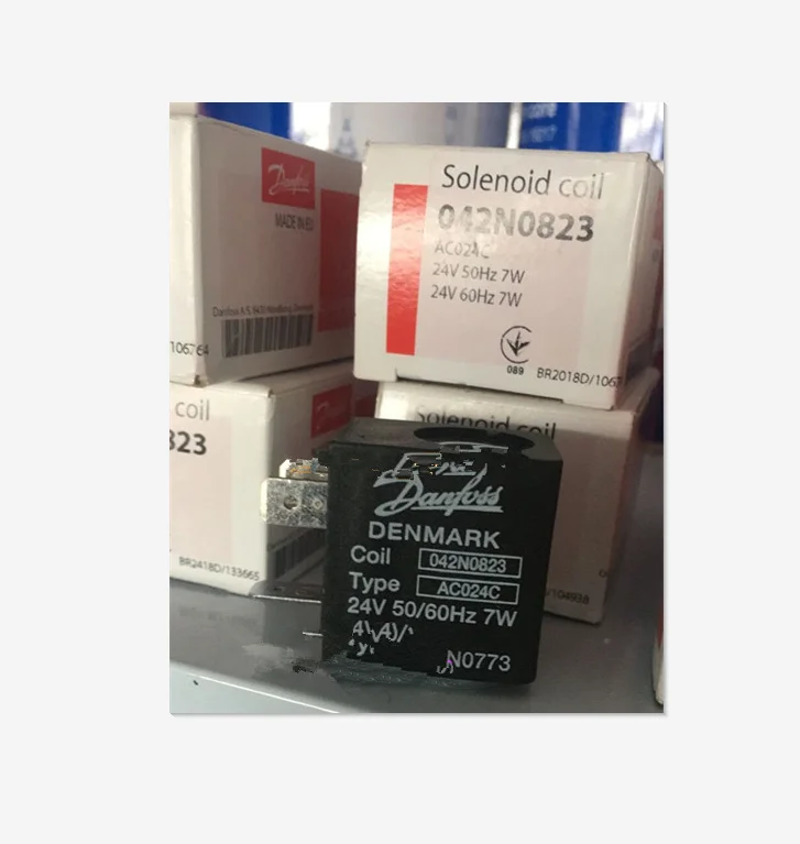 Для катушки соленоидного клапана Danfoss 042N0821 042N0823 042N0824 042N0845 042N0843 042N0840 24 в 50-60 Гц 7 Вт