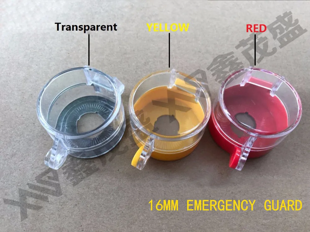 16mm install size Protective Cover Guard Case emergency guard for Round