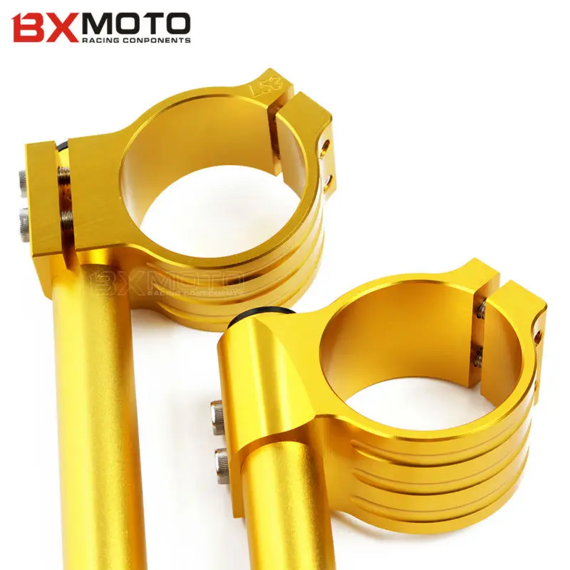 Новый Универсальный мотоциклетный CNC 45 мм зажим на руль для Honda CBR600RR CBR900RR Suzuki GSXR600