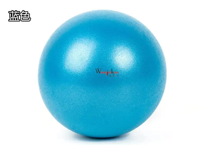 Мини-мяч для йоги и пилатеса взрывозащищенный ПВХ фитбол для стабильных упражнений тренировочный тренажерный зал анти взрыв и скольжение устойчивые соломы 25 см - Цвет: blue