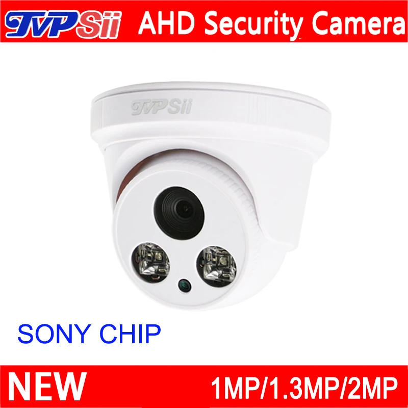 

White ABS Plastic HaiKang Two Array Leds CMOS 1mp/1.3mp/2mp indoor hemisphere Dome AHD CCTV Camera Free Shipping