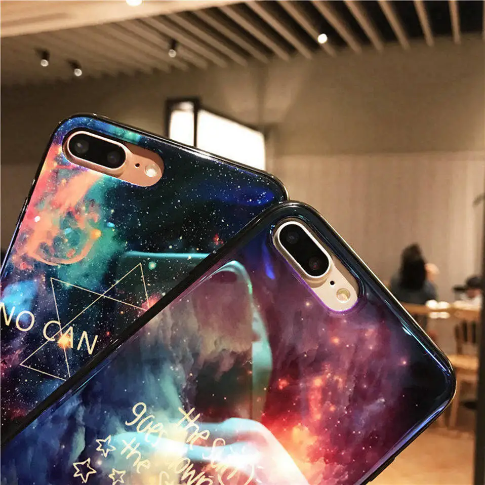 ALANGDUO чехол для телефона iPhone 6 7 8 Plus X прохладный Blu Ray Обложка Симпатичные планета