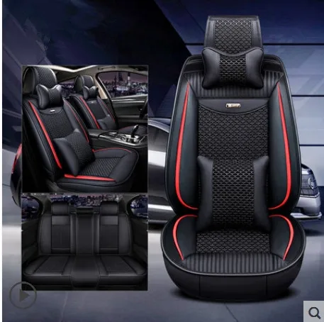 Высокое качество! Полный комплект чехлов для сидений автомобиля для Nissan X-trail T32 5 сидений дышащие прочные чехлы для сидений для Xtrail