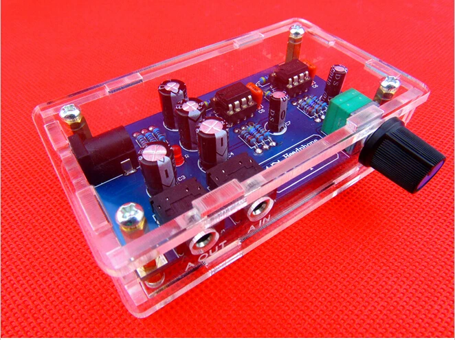 Aiyima Headphone Amplifier Audio Board Amplificador 47 Classic Headphone Amplifier DIY Kit with Case