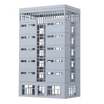 

1/150 N Scale Plastic Skyscraper Building Model Toy Sand Table Scene Assembling House Children DIY Model Building Toys Crafts