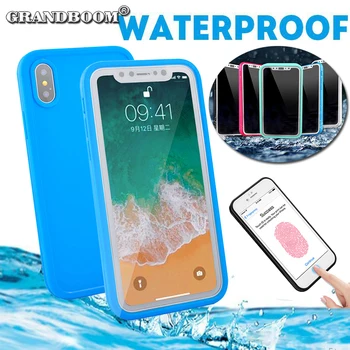 

100pcs Full Body Protect Waterproof Radiating Cover For iPhone 11 Pro MAX XS XR X 8 7 6 6S Plus Silicone Soft Shockproof Case