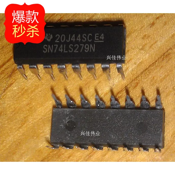10 Pcs Sn74Ls279N Pacchetto Dip Logica Rs Flip-Flop/Fermo Compatibile Hd74Ls279P