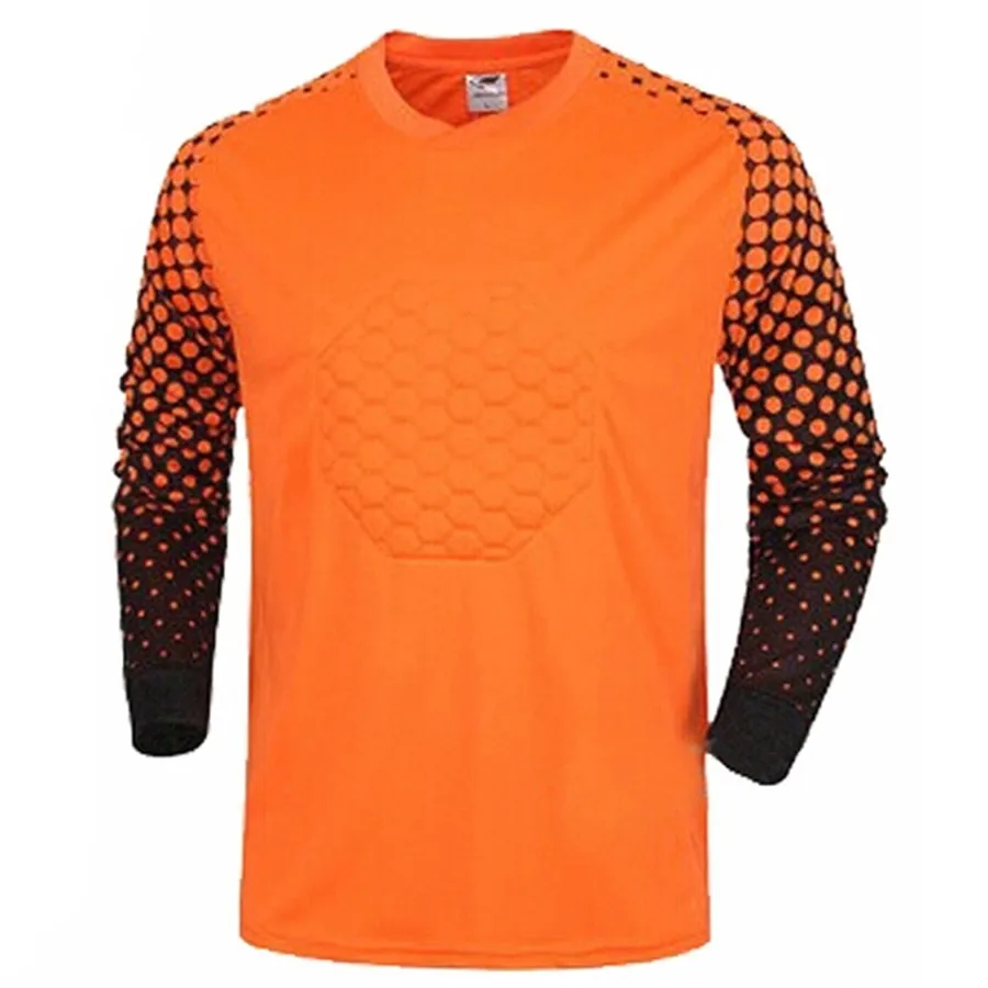 Мужские футболки для регби, вратаря, survete, Мужская футболка, футболка для футбола, Goal keeper, спортивные футболки для тренировок, одежда на заказ, с принтом - Цвет: 018 orange jerseys