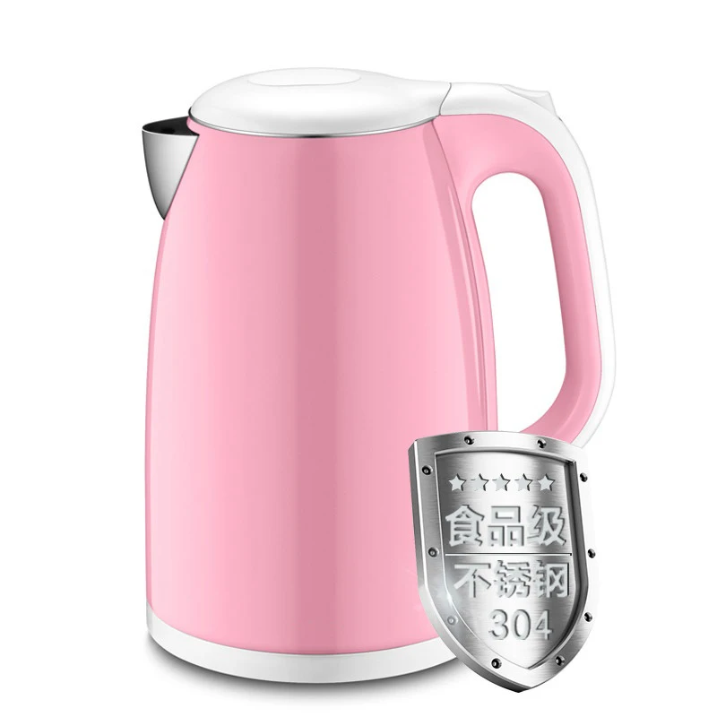 SWF15E19C 1.5L 1500W pink kettle Automatic power off 304 stainless