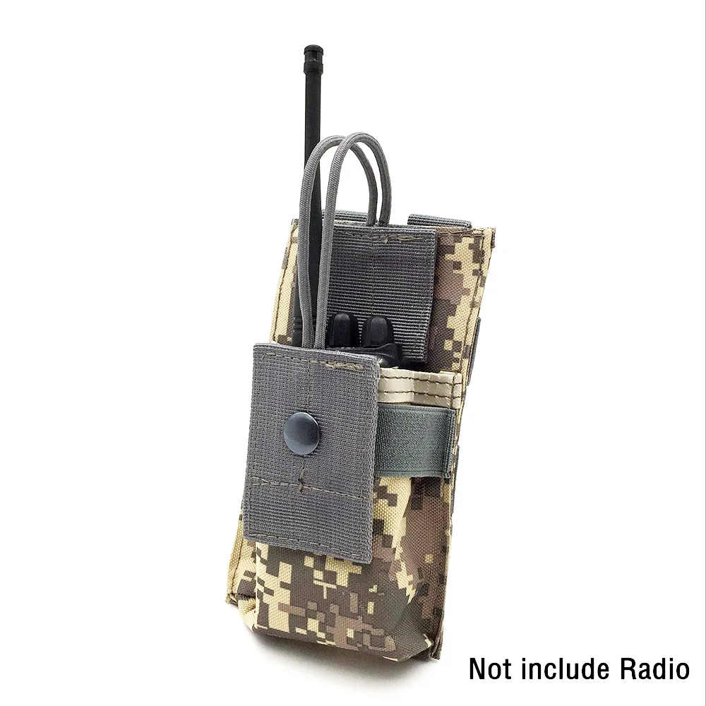 Открытый регулируемый радио держатель поясной ремень сумка Тактическая Военная кобура Открытый верх поясная сумка Портативная рация сумка