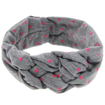 

Hot Selling Girls Head Hair Bands 2019 New Fashion Dot Cross Children Weave Twist Headband Baby Hair Accessories Fast Shipping