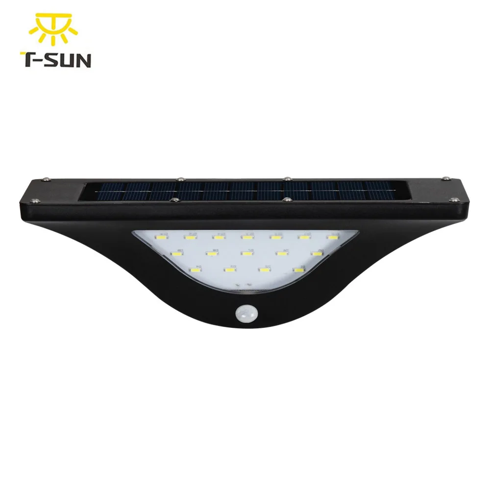 

T-SUNRISE LED Solar Lamp Light Outdoor Lighting with Motion Sensor Powered Wall Lamp Brightness Waterproof Garden Street Light