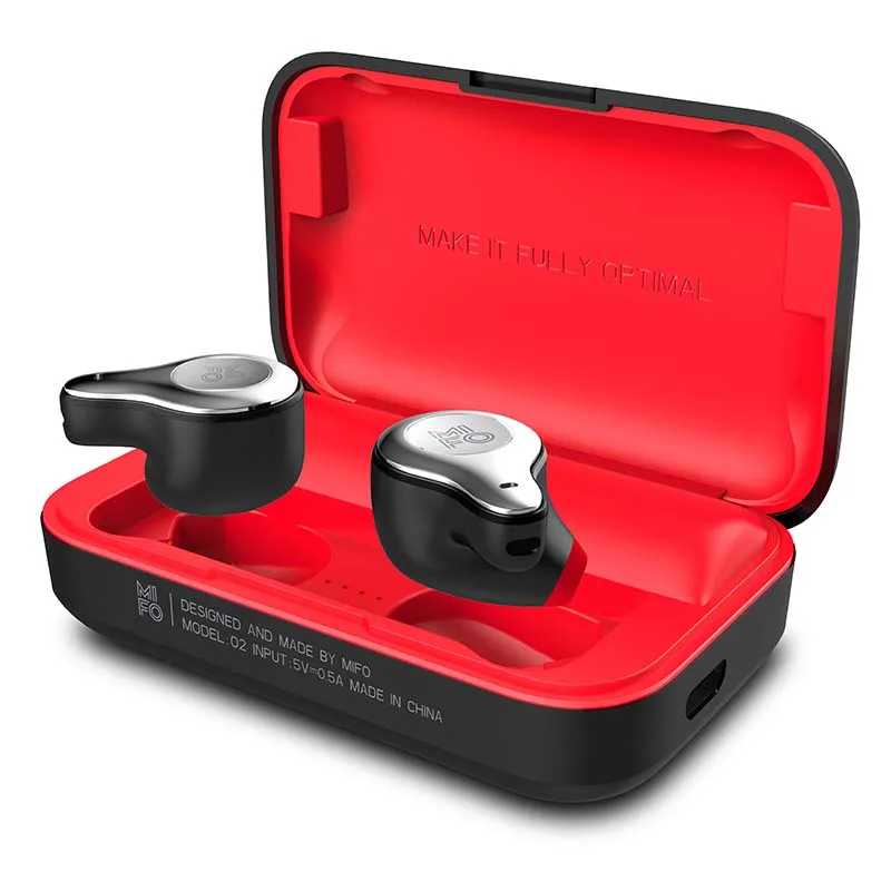 

mifo o2 Binaural wireless Bluetooth headset 5.0 mini tiny tws into earbuds sports running mobile phone universal noise reduction