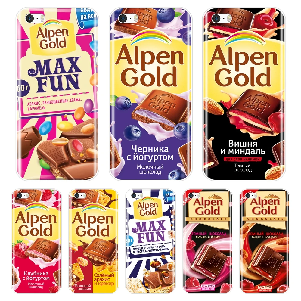 

Soft TPU Case For iPhone 5 S 5C 5S SE Case Ultra thin Funny Chocolate Russian Silicone Phone Cases For iPhone 4 S 4S Cover