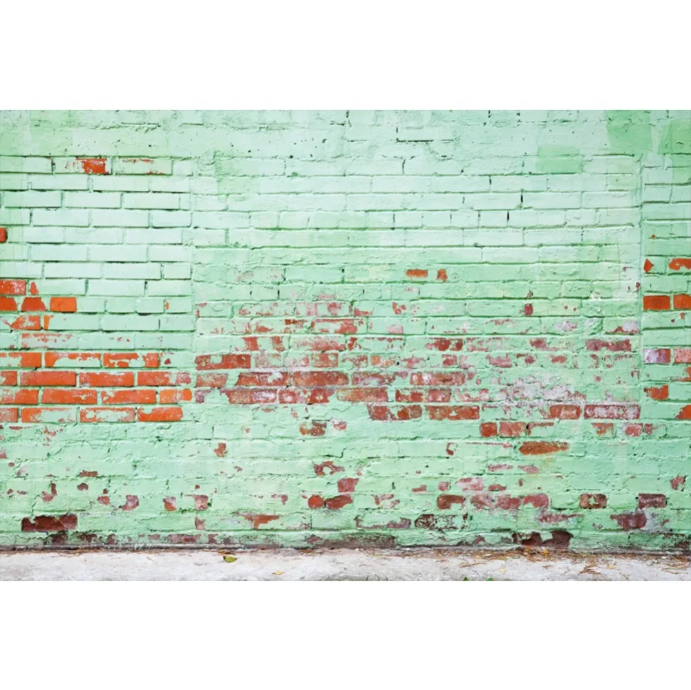 

Laeacco Photo Backgrounds Old Gray White Brick Wall Party Decor Baby Child Portrait Photographic Backdrops For Photo Studio