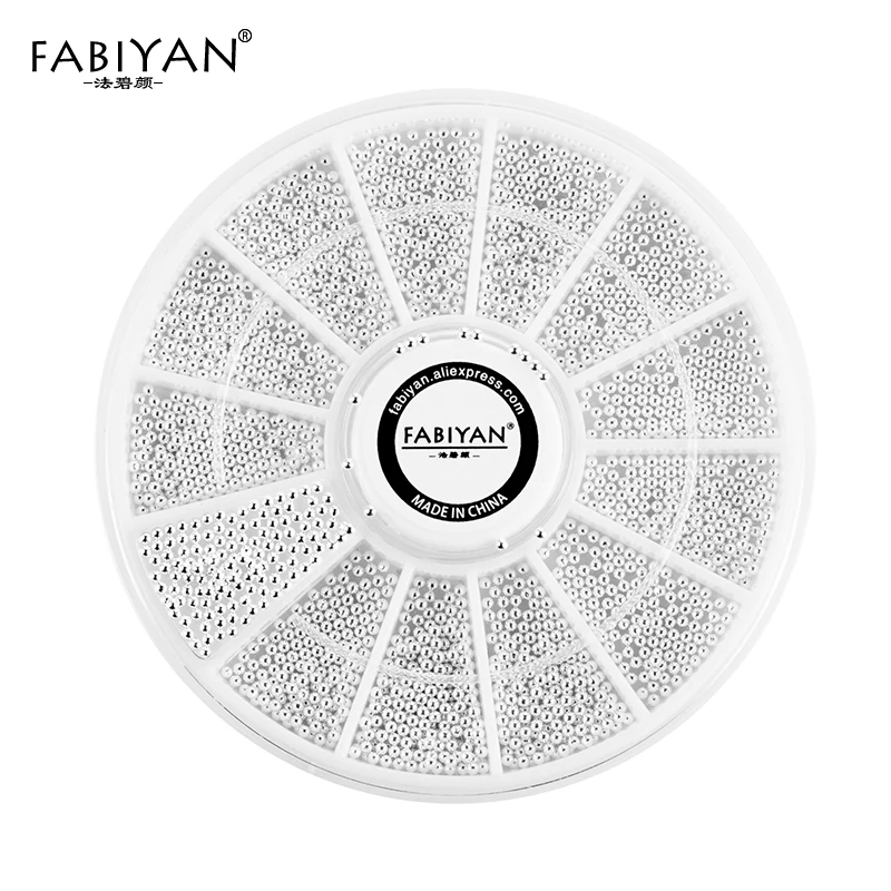 Дизайн ногтей колеса 3D Советы металлический Серебряный Бисер Бусина в виде икры шпильки металлические DIY украшения инструменты для дизайна маникюра колеса аксессуары