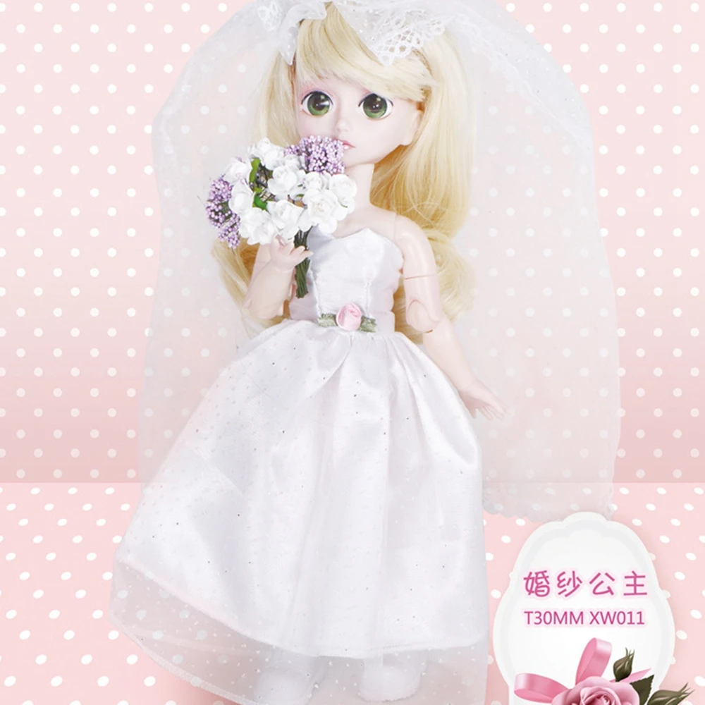 

Night Lolita 1/4 Bjd Doll 45cm 18 Jointed Dolls Blue Princess Pink Skin ( Free Eyes + Hair + Makeup + Clothes + Shoes )