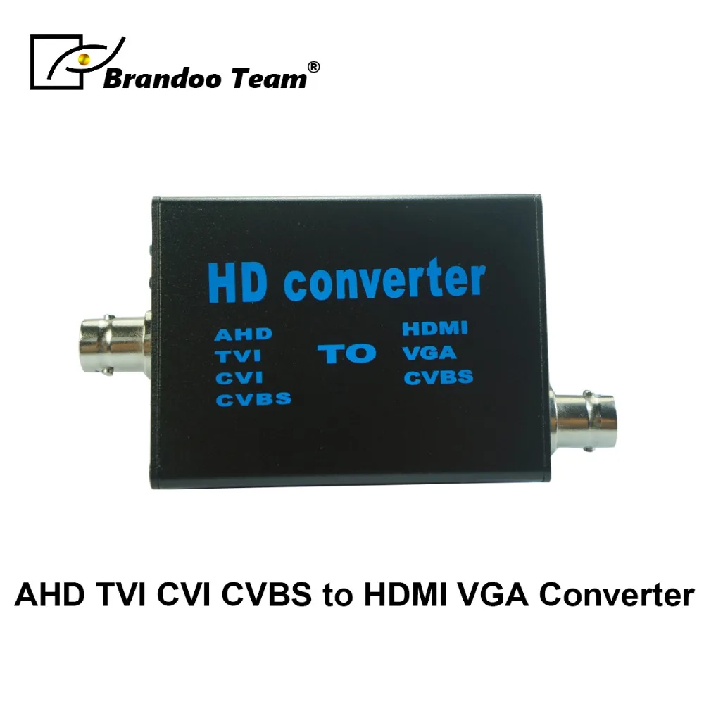 

AHDto HDMI Converter HDMI VGA CVBS output 1080P for CCTV Projection monitor camera