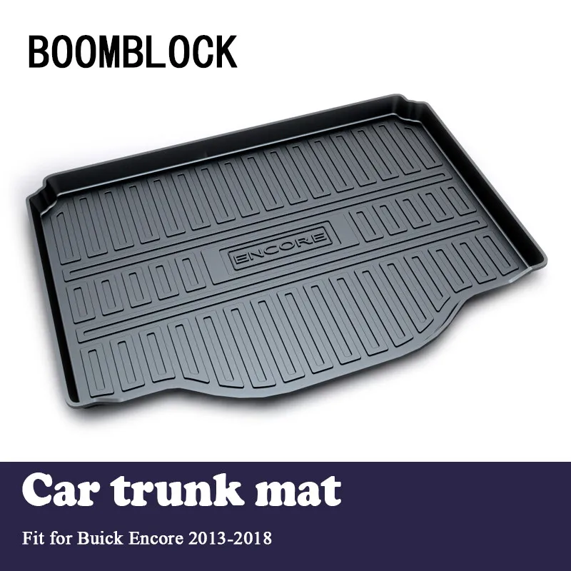 

Auto Car Cargo Liner rear trunk mat For Buick Encore 2018 2017 2016-2013 Luggage Tray Carpet Mud Anti Kick Cover Mat accessories