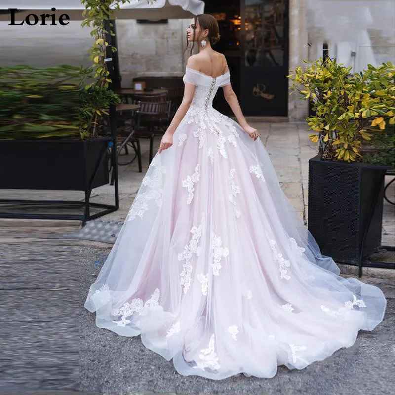 Light pink princess wedding dress Clearance