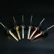 

Stainless Steel Bottle Pourer Spout Cork Stopper Dispenser Olive Oil Liquor Bottle Speed Pourers Flow Wine Beer Bartend Tools