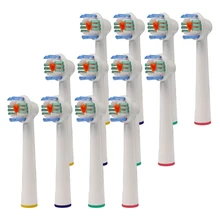 

12PCS Replacement Brush Heads Compatible for Oral-B Electric Toothbrush EB-18A 3D White Pro Health Precision Clean Triumph Clean