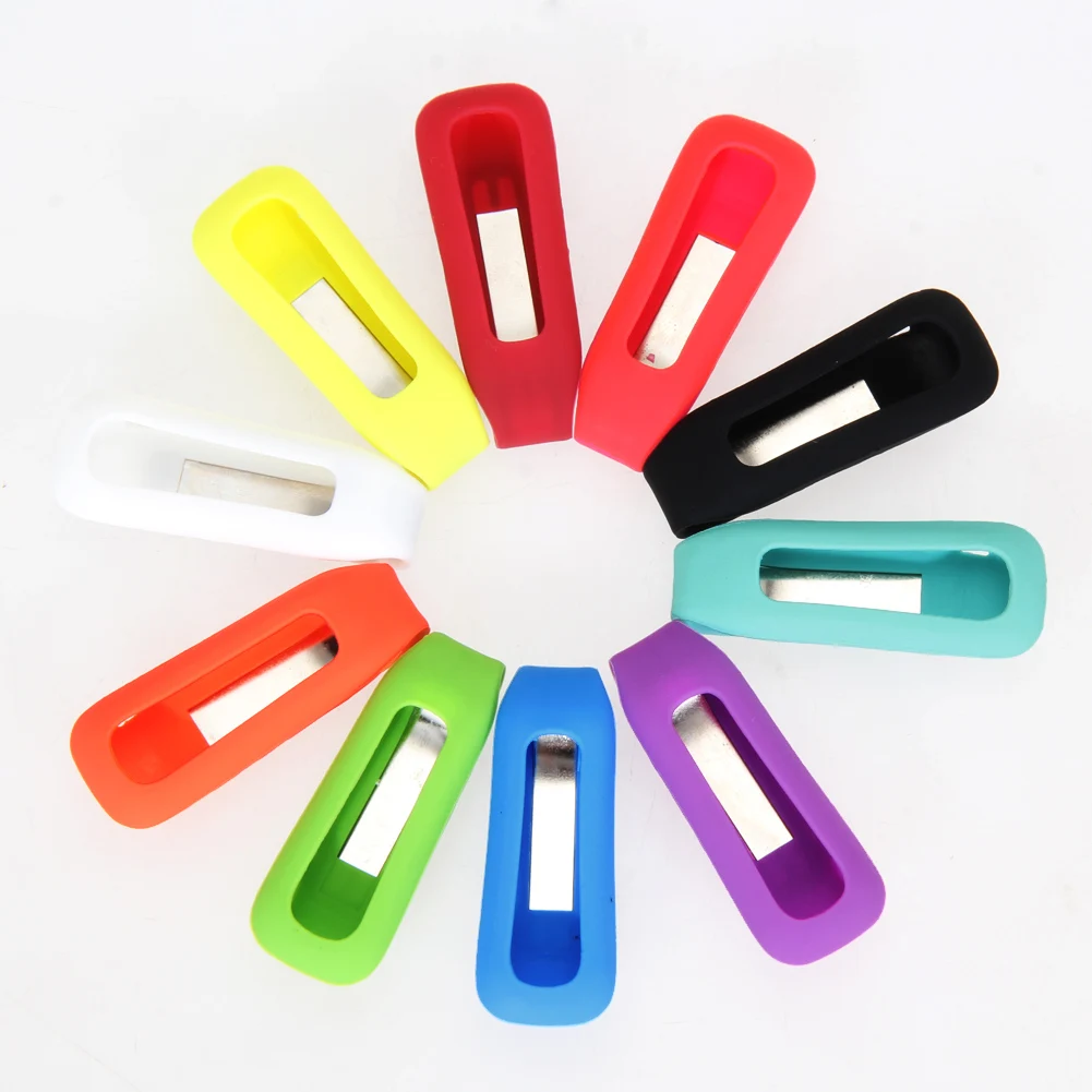 Colorful Smart Wristband Magnetic Clip Holder Smartwatch Silicone Clamp Clip for