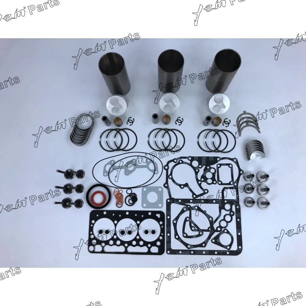 For Kubota engine parts D722 Overhaul kit liner kit with full gasket