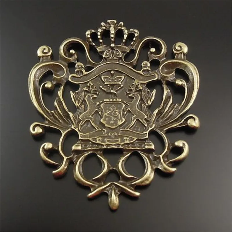 8 шт./упак. Винтаж Стиль старину бронзовый тон Корона Shaped сплава Шарм Цепочки и